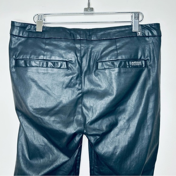 7 For All Mankind Slim Chino Faux Leather Pants Size 28 - Picture 6 of 10
